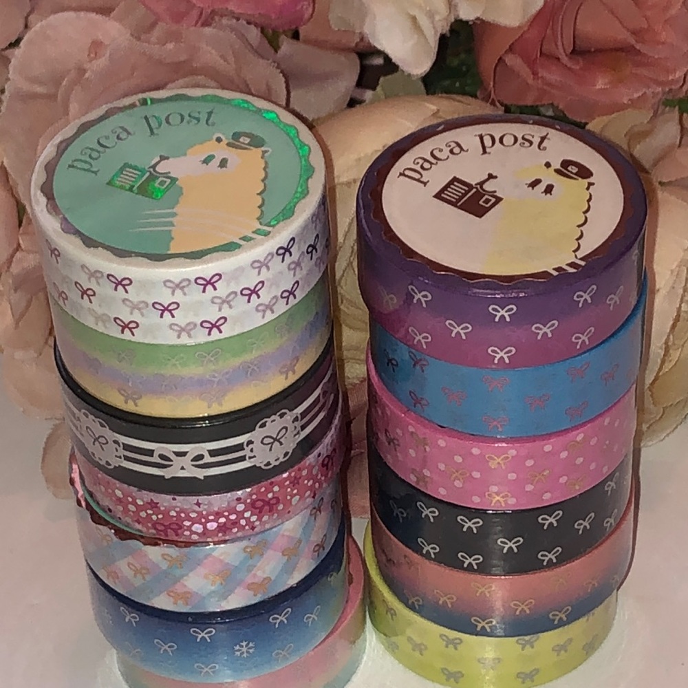 PACA POST Washi Tape New Washi Tape by PACA Post Cute Washi Tape Planner